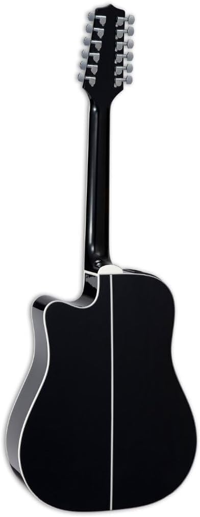 Takamine GD-38CE 12-string Acoustic-electric Guitar - Black