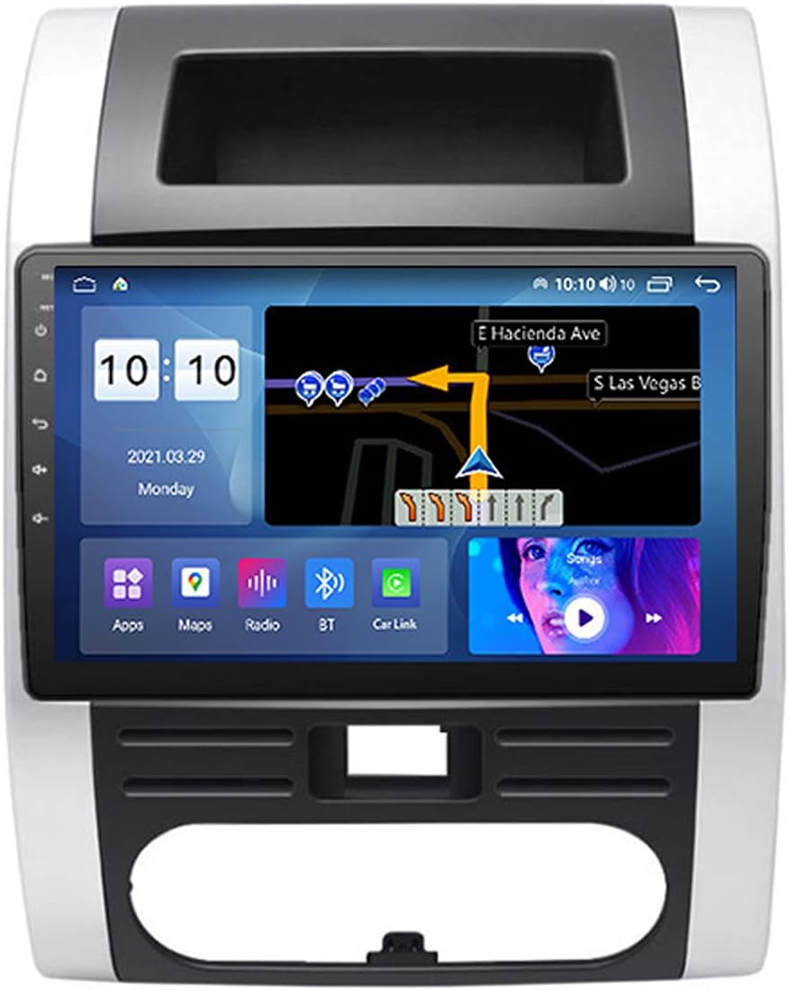Android 10.0 Car Radio Multimedia Player, for Nissan X-Trail T31 2007-2015, with Rear View Camera Supports Carplay/Mirror Link/Steering Wheel Control/FM/AM/Video/Bluetooth