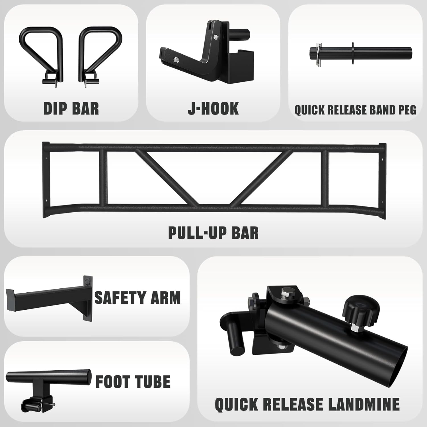 RitFit M1 Pro Smith Machine Package, All-in-One Power Cage with Weight Stack Set, Includes LAT Pulldown & Cable Crossover System for Home Gyme