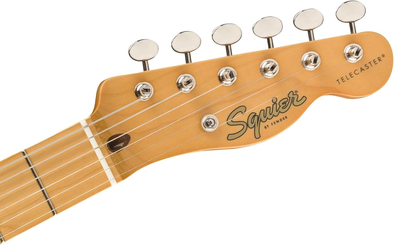 Squier Classic Vibe '50s Telecaster, Maple Fingerboard, Aged White Blonde - 0374030501 Bundle w/ 12-Pack Guitar Pick and Liquid Audio Polishing Cloth