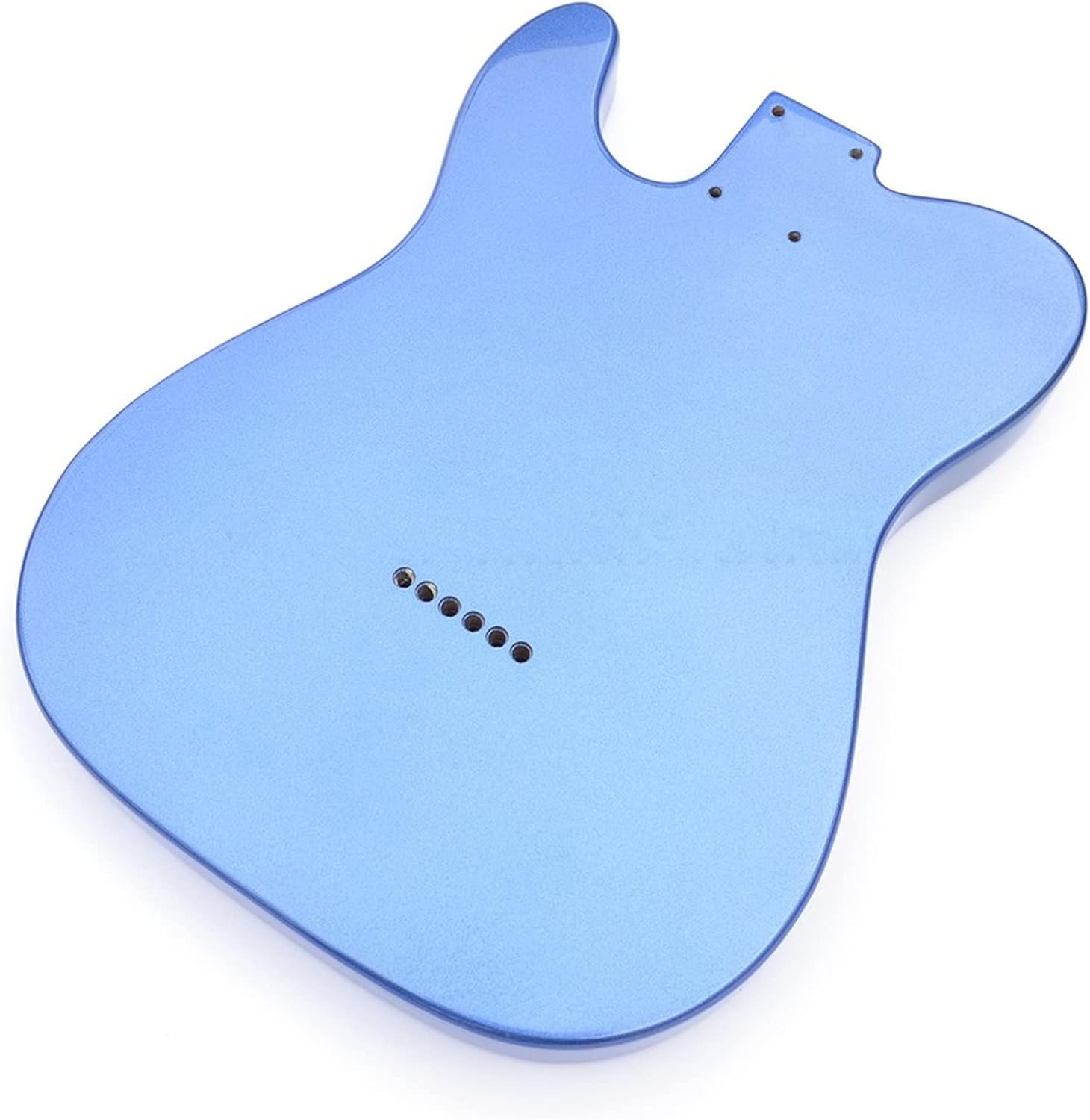 FLFL Alder Wood Guitar Body Dark Blue Electric Guitar Body Finished for TL Guitar Kits Parts Unfinished Guitar Kit