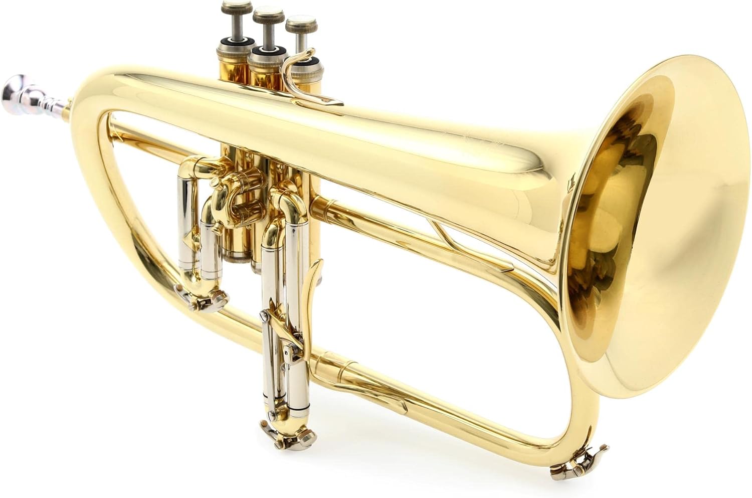 B&S 3145 Challenger I Intermediate Bb Flugelhorn - Clear Lacquer