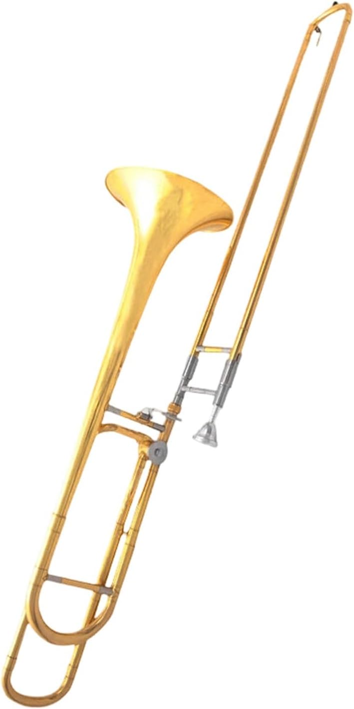 Adult Trombone Instrument Suitable For Beginners Trombone Lacquer Brass Instrument Tenor B/F(3)