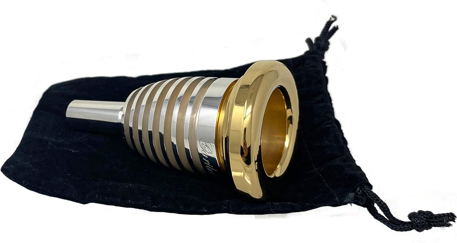 Garibaldi Elite Sousaphone Medium Deep Cup Gold-Plated Rim Mouthpiece EMK