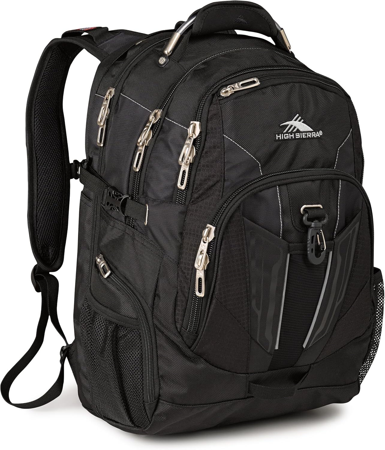 High Sierra XBT - TSA Laptop Backpack, Black, One Size