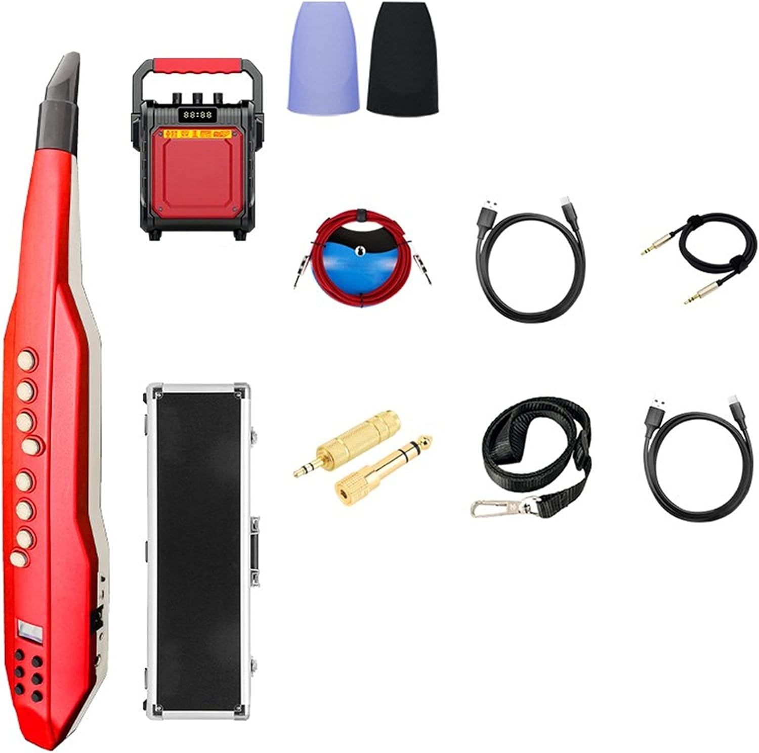 Electronic Wind Instrument Electronic Saxophone Blowpipe A Casual Instrument for Beginners Student Saxophone (Color : 2)