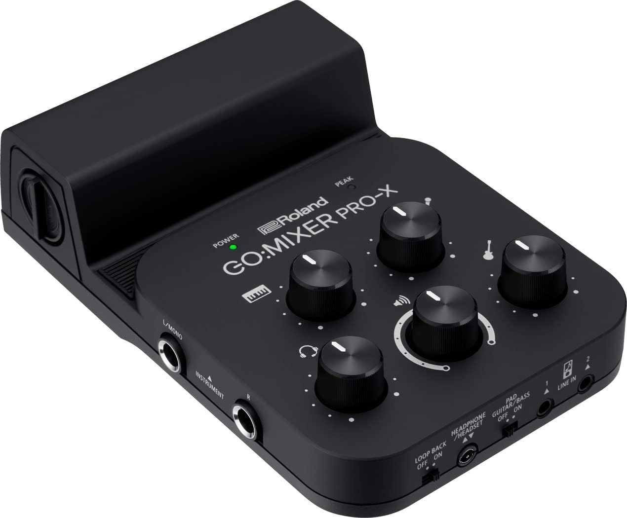 ROLAND GO:MIXER PRO-X Audio Mixer for Smartphones, Connect and Mix up to 7 Audio Sources, Add Studio Quality Audio to your Social Content and Livestreams, Compatible with iOS and Android devices