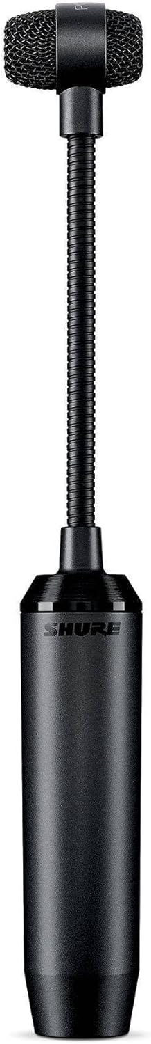 Shure PGA98D Condenser Microphone - with Cardioid Pick-up Pattern,Condenser Gooseneck Drum Microphone with AP98DM Drum Mount, No Cable (PGA98D-LC)