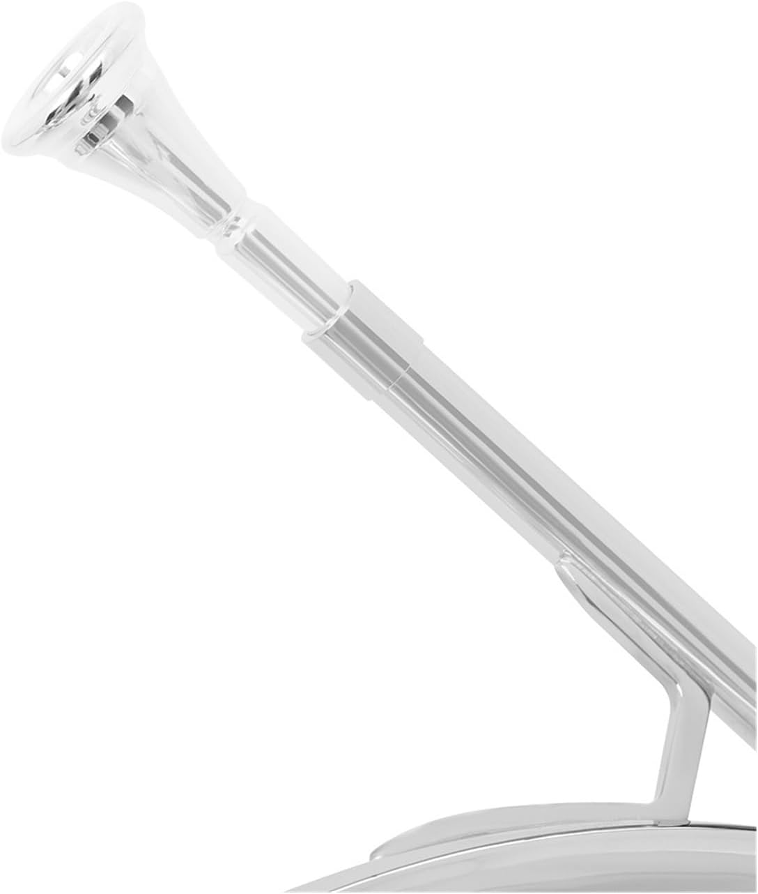 Nickel plated B flat French horn flat 3 keys single row beginner instrument