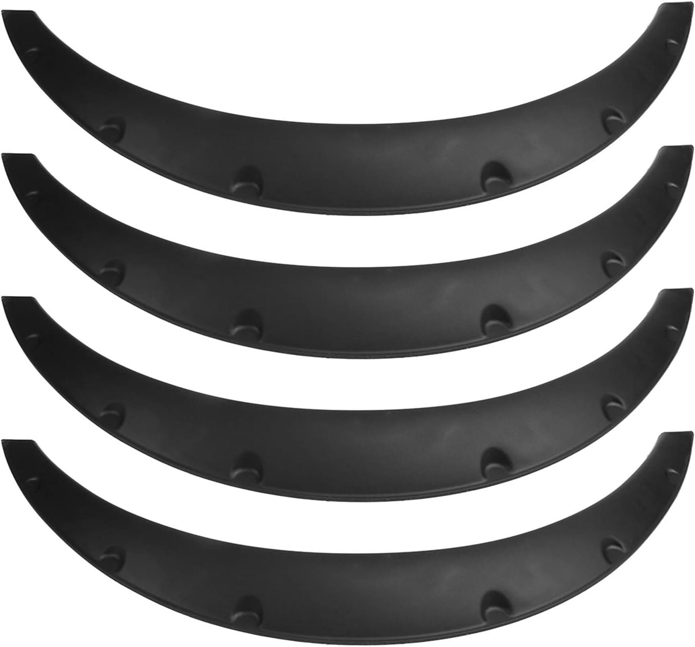 4Pcs 2inch Universal Flexible Car Mudguards Mud Splash Guards Mud Flaps Fender Flares Extra Wide Body Wheel Arches