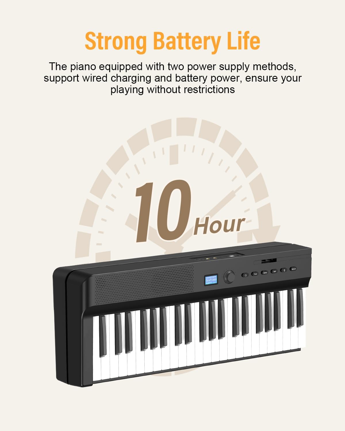 Upgraded Folding Piano Keyboard, 88 Key Full Size Semi Weighted Keyboard Support MIDI and Bluetooth, Portable Foldable Keyboard Piano with Sustain Pedal and Piano Bag, Best Gift for Beginner