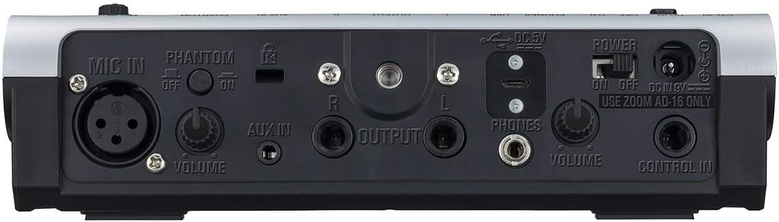 Zoom V3 Vocal Effects Processor + Zoom ZDM-1 Dynamic Microphone + Over-Ear Stereo Headphones + Microphone Stand + Zoom AD-16 9V AC Adapter + Mic Cable + Cloth - Deluxe Bundle