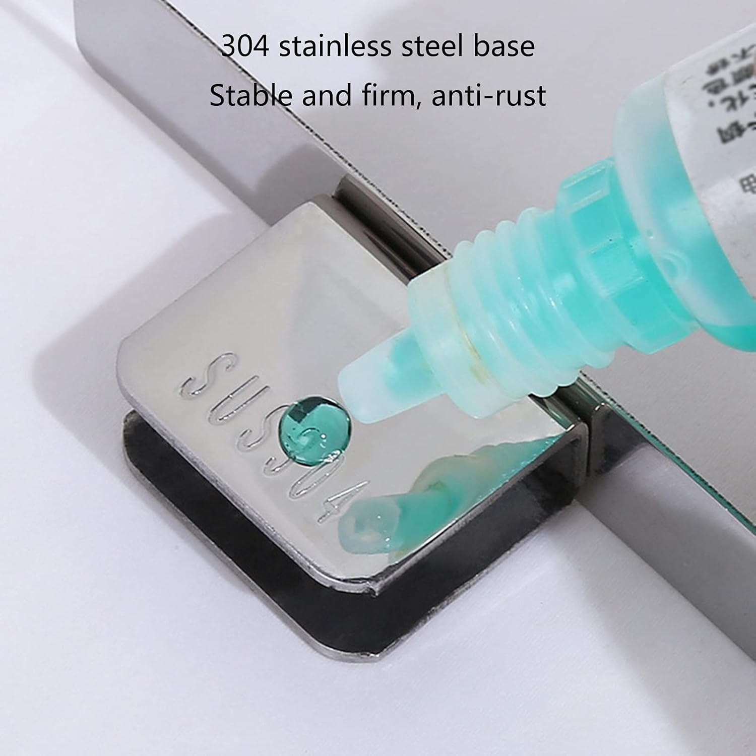 Bathroom Corner Shelf， Stainless Steel Wall Mount Triangle Shelves， 7mm Tempered Glass， Easy to Clean， Shower Storage Shelving，Three Layer-30cm/12in