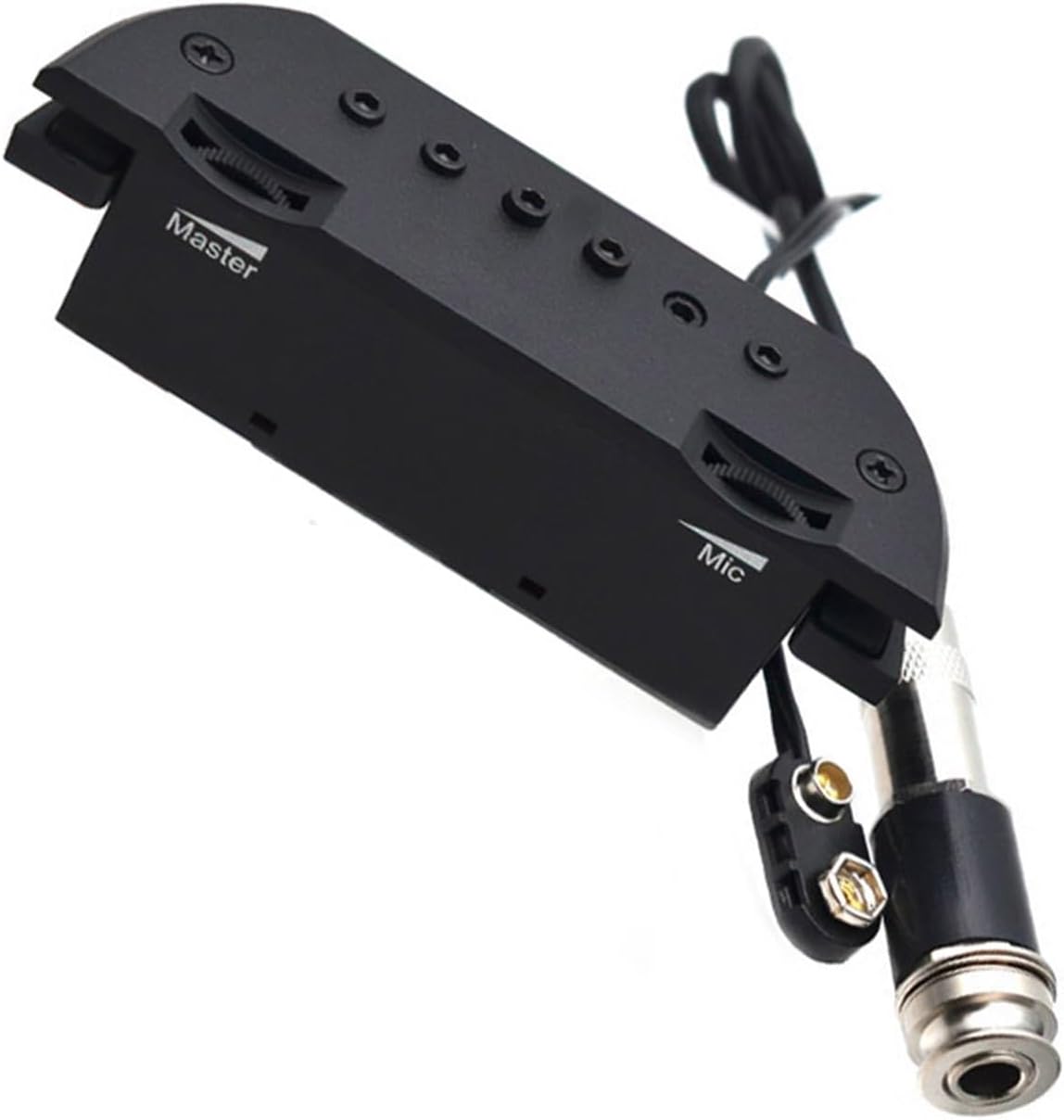 Active Acoustic Guitar Pickup Humbucker Sound-Hole Pickup Magnetic Microphone Excellent Bass and Mid-Range Response Pickup kit for Acoustic Guitar