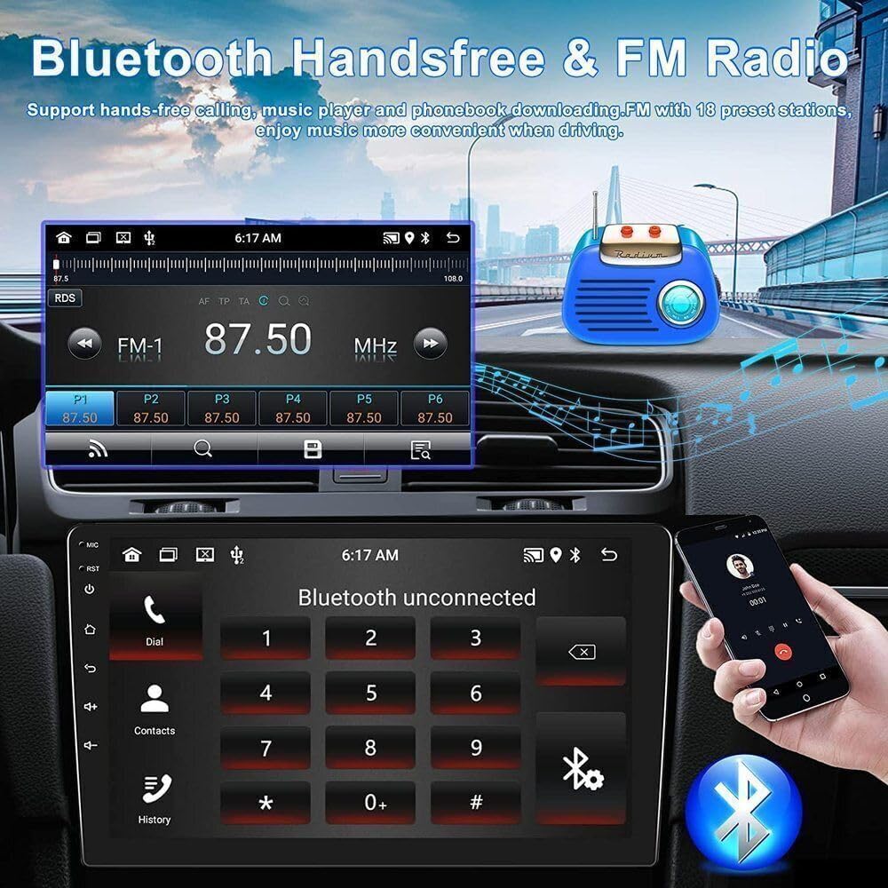 Android 14 4+64GB Car Stereo Radio for Isuzu N Series (NNR/NPR/NPS/NQR) Truck Car Stereo 7 Inch Touch Screen with Wireless Carplay Android Auto AHD Backup Camera