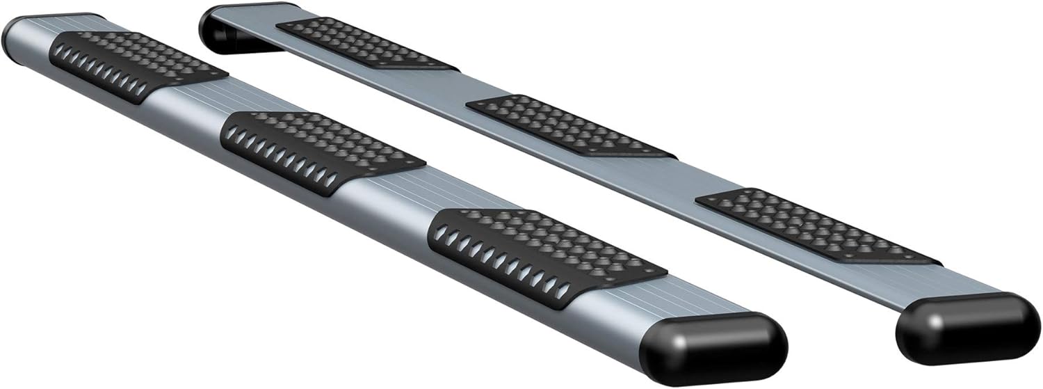 LUVERNE 583098-571032 O-Mega II 98-Inch Silver Aluminum Side Steps, Select Ram 2500, 3500