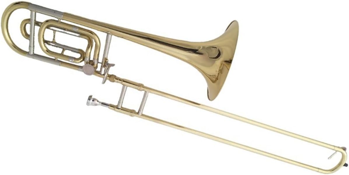 Adult Trombone Instrument Tenor Trombone In B/F Key For Beginners Golden Brass Instruments