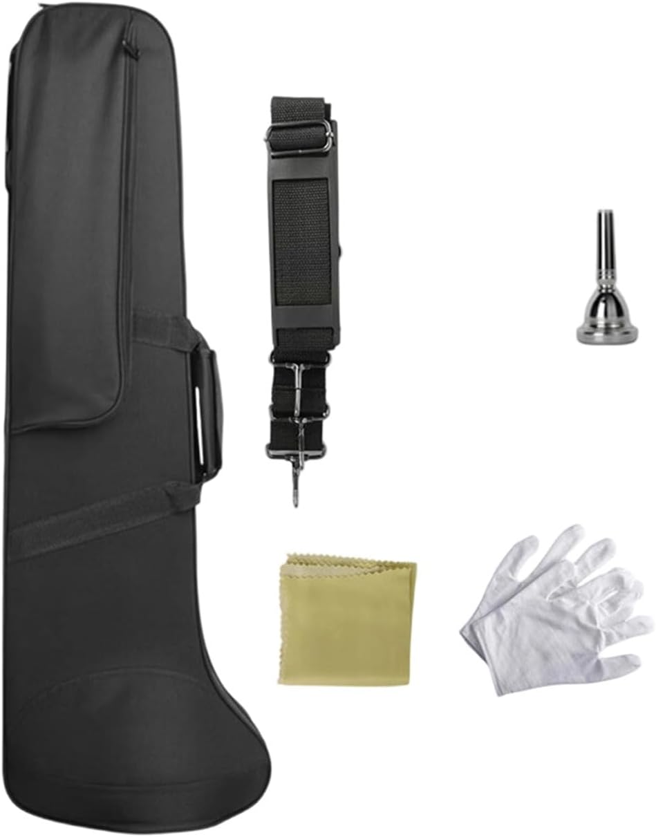 Adult Trombone Instrument B Flat Lacquer Brass Instrument Playing Practice Professional