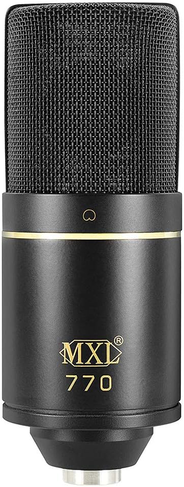 Motu M2 2x2 USB Audio Interface with MXL 770 Cardioid Microphone (Black), HPC-A30 Studio Monitor Headphones & XLR Cable Bundle