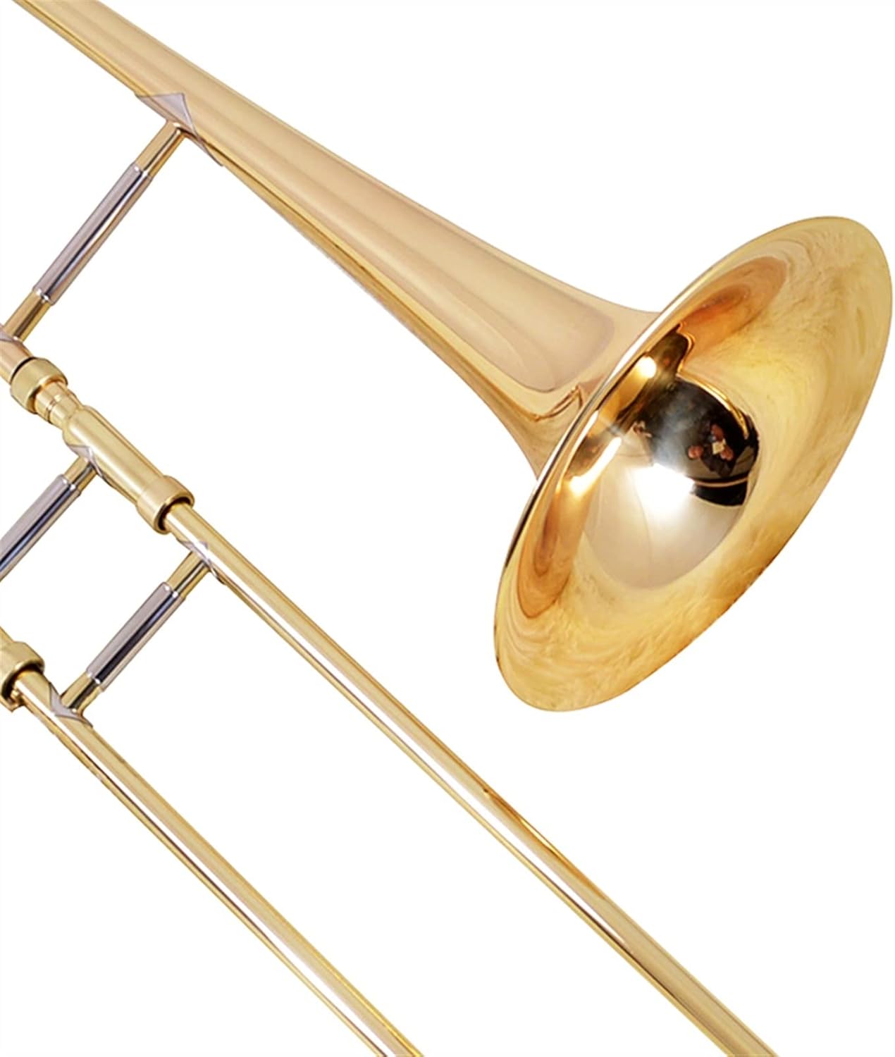 FLFL Student Trombone B-Flat Tenor Trombone Instrument for Beginners