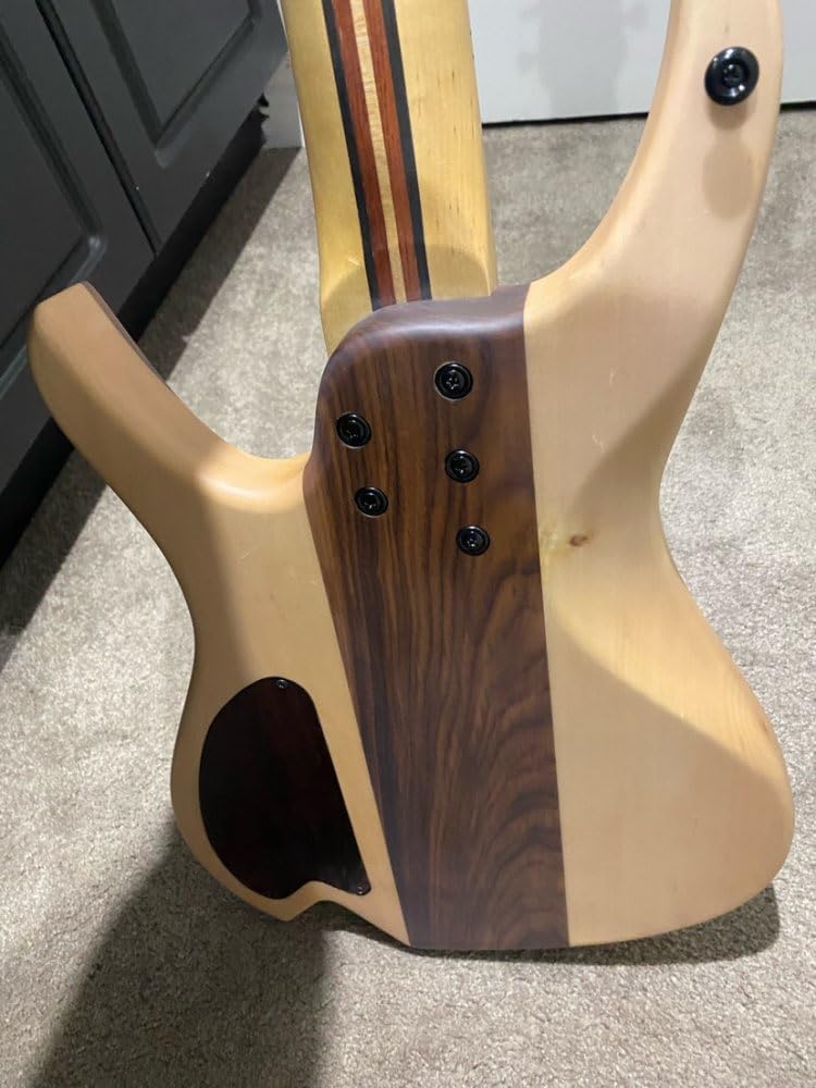 Hand Made Fanned Fret 8 Strings Guitar ASH Body, Alnico V Pickups, 24 Frets for Beginner, Intermediate and pro Players