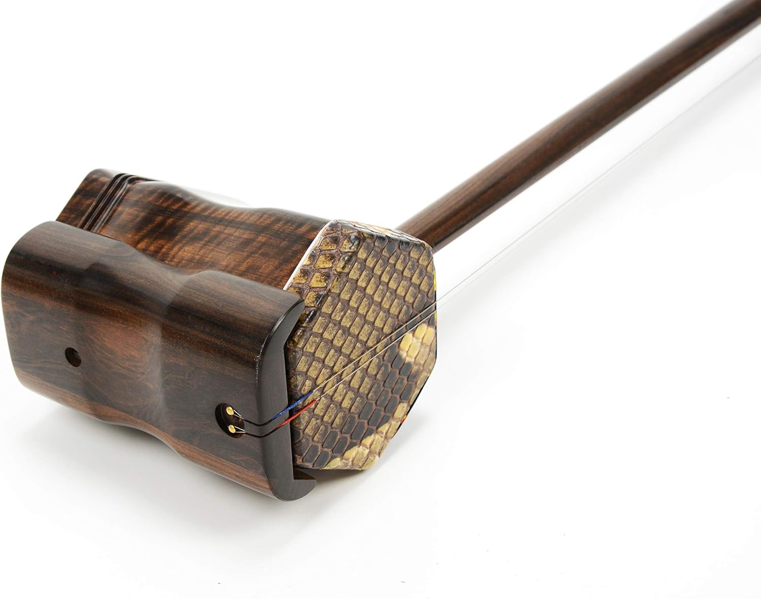 LANDTOM African Guibourtia Erhu Chinese 2-string Violin Fiddle Musical Instrument With Free Accessories (CGB)