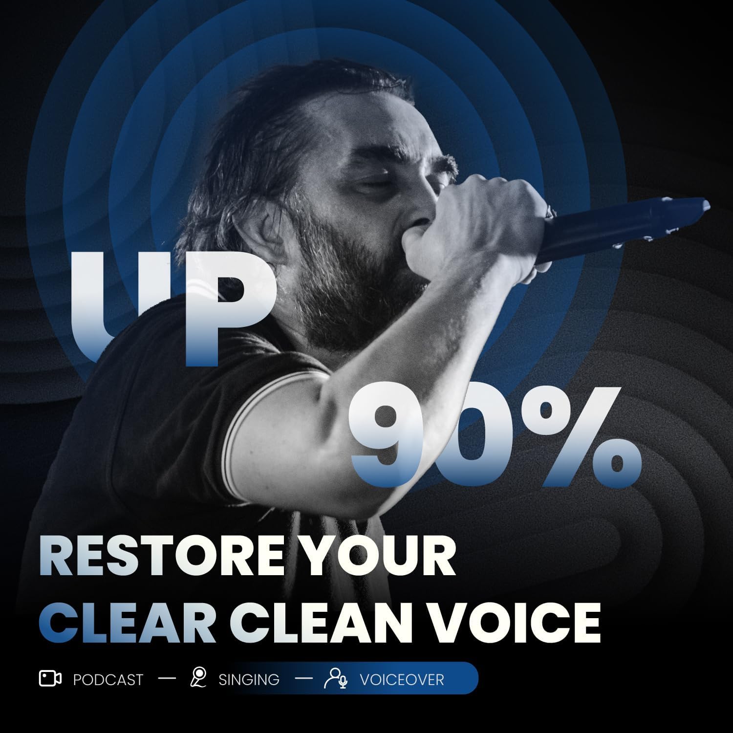 Portable Vocal Booth, Echo-Free Recording Booth Sound Proof Shield, Foldable Isolation Booth with Travel Bag for Voice Over, Podcasting, Music, Home Studio