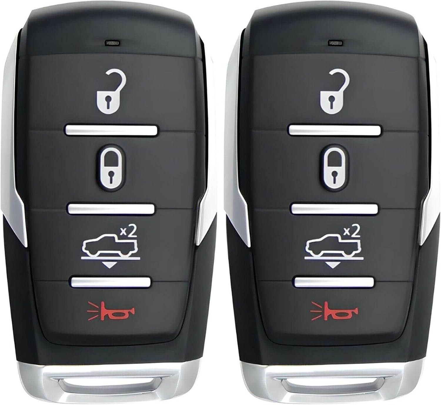 2X New Quality Replacement Proximity Key Fob Remote Compatible with & Fit for 2019-2023 RAM 1500 - MPN OHT-4882056-09