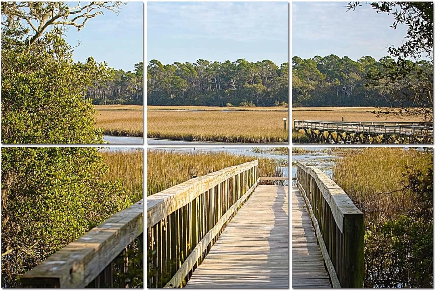 6 Pack Art Acoustic Panels Of The Low Country Soundproof Wall Panels, 48