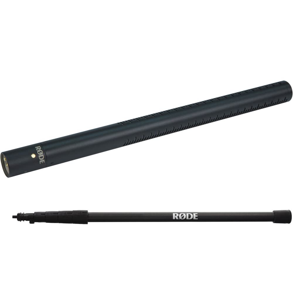 Rode NTG3B Moisture-Resistant Shotgun Microphone Bundle Boompole Pro (9.8')