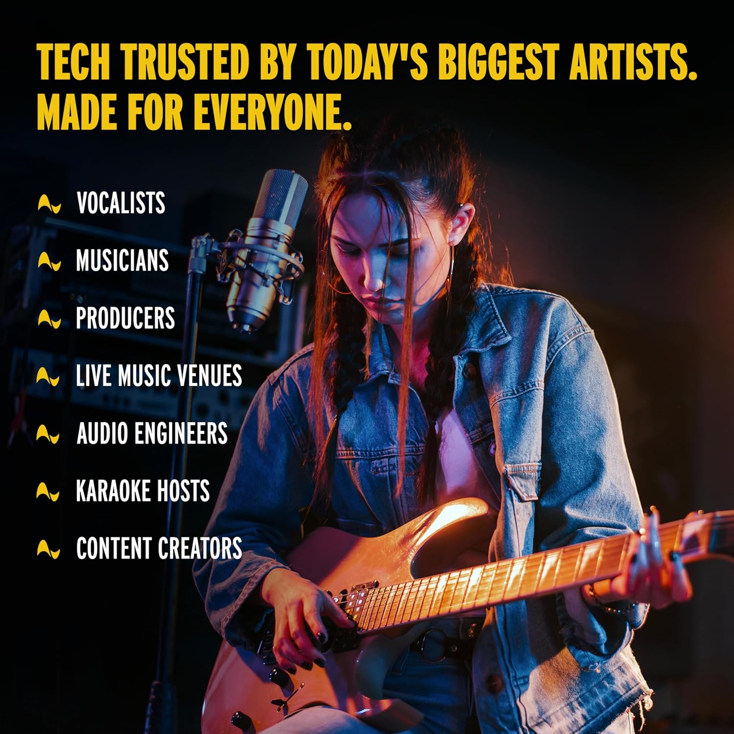 HeadRush VX5 Vocal Effects Pedal with Antares AutoTune for Vocalists with Real Time Pitch Correction, Vocal Harmony, Guitar and Mic in and Audio Interface