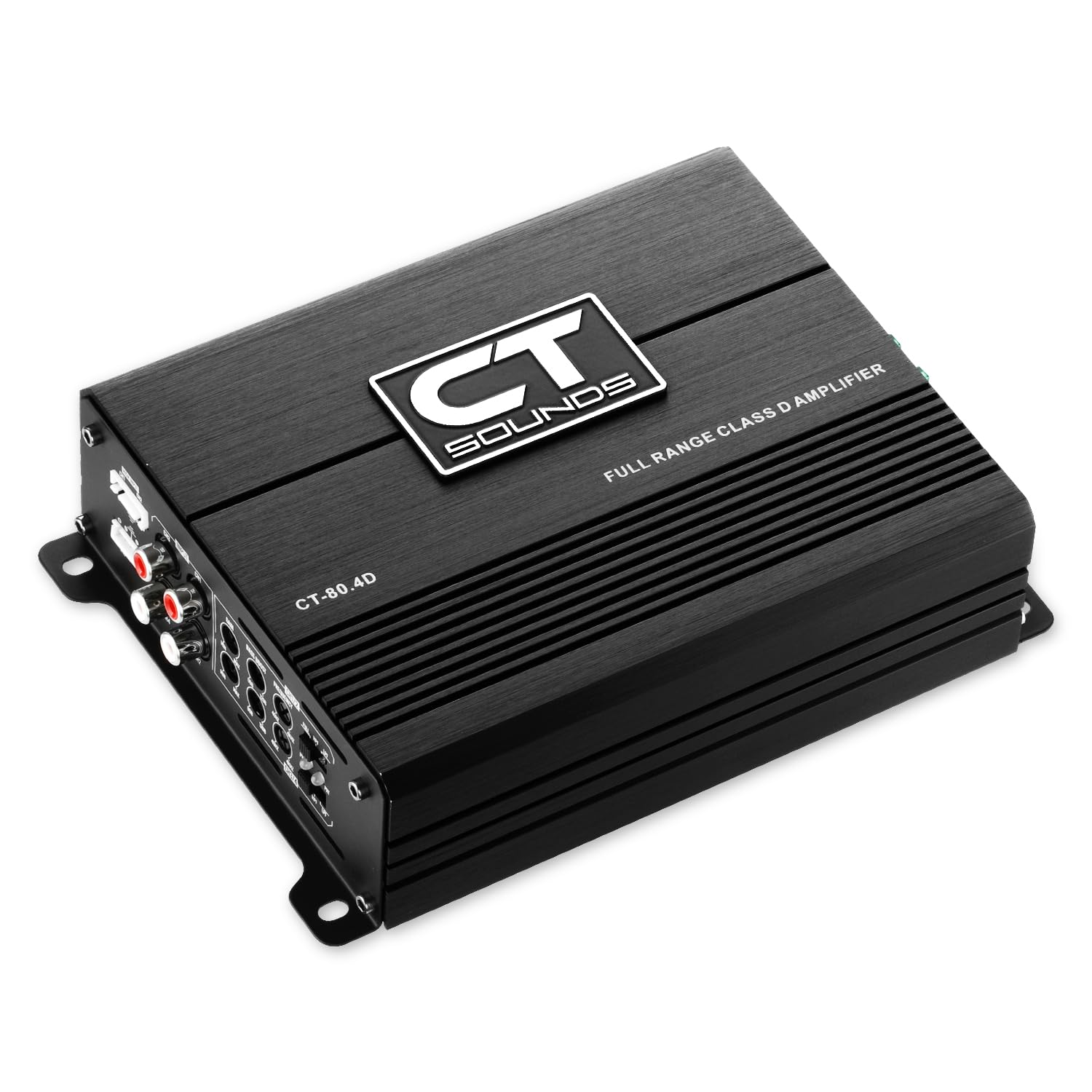 CT Sounds CT-80.4D Full-Range Class D 4 Channel Car Audio Amplifier, 480 Watts RMS