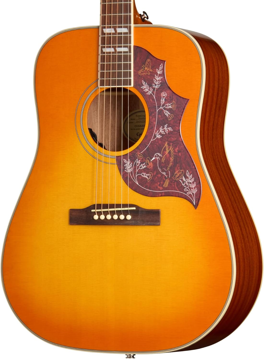 Epiphone Hummingbird Studio Acoustic Electric, Heritage Cherry Sunburst with Bag