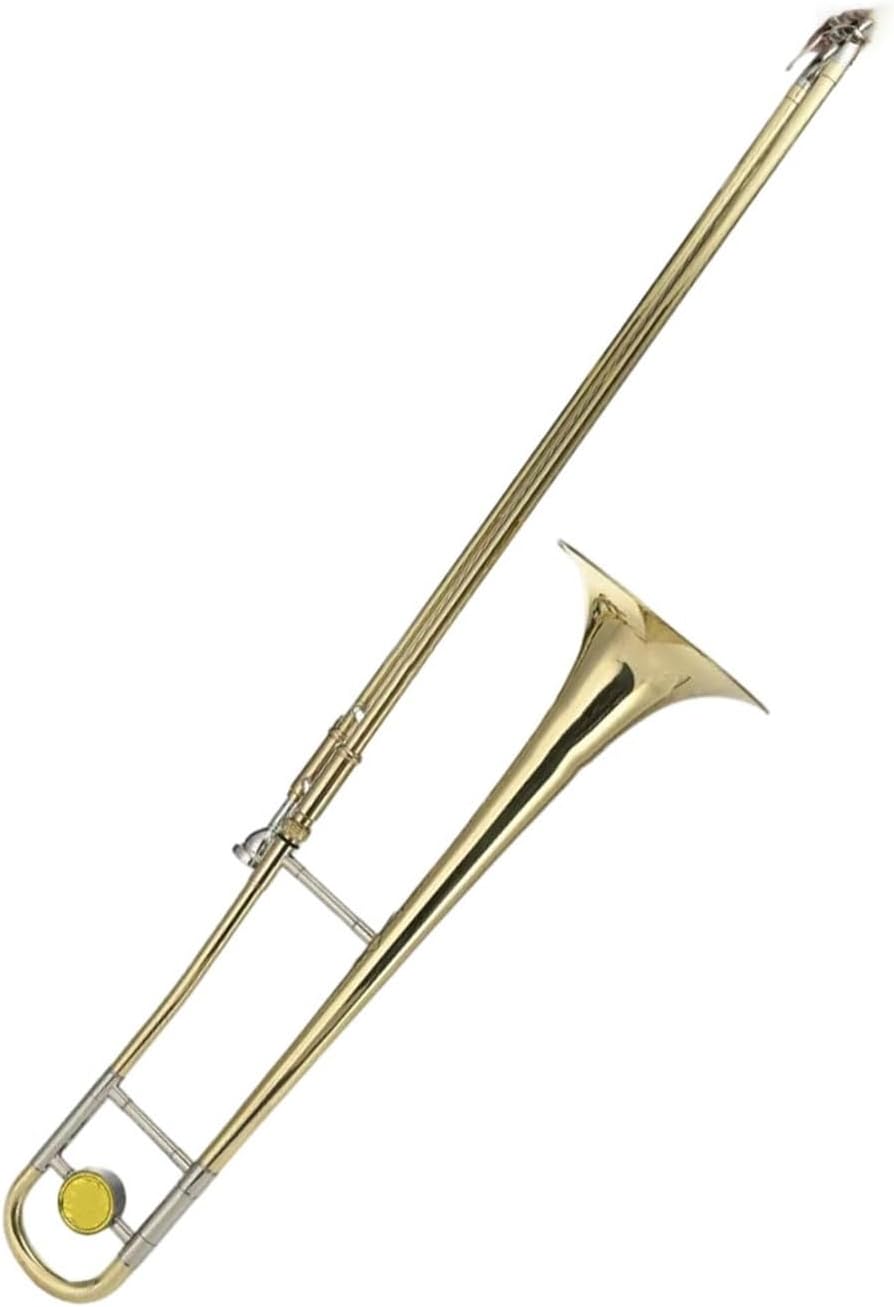 Adult Trombone Instrument Suitable For Beginners Bb Tenor Trombone Brass Gold Lacquer Instrument Trumpet With Box Mouthpiece