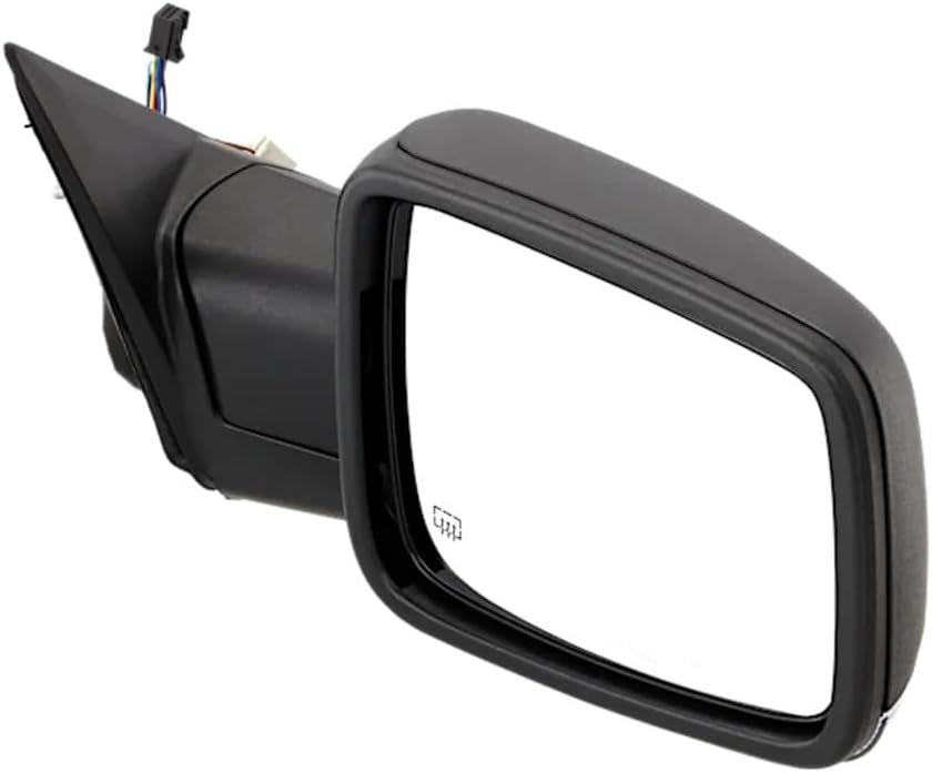 KarParts360 For Ram 1500 2013 14 15 16 17 2018 Door Mirror Passenger Side Non-Towing Power Fold w/Puddle Light & Temperature Sensor Textured Black | Heated | Power | w/Signal Light | 68096196AF-PFM