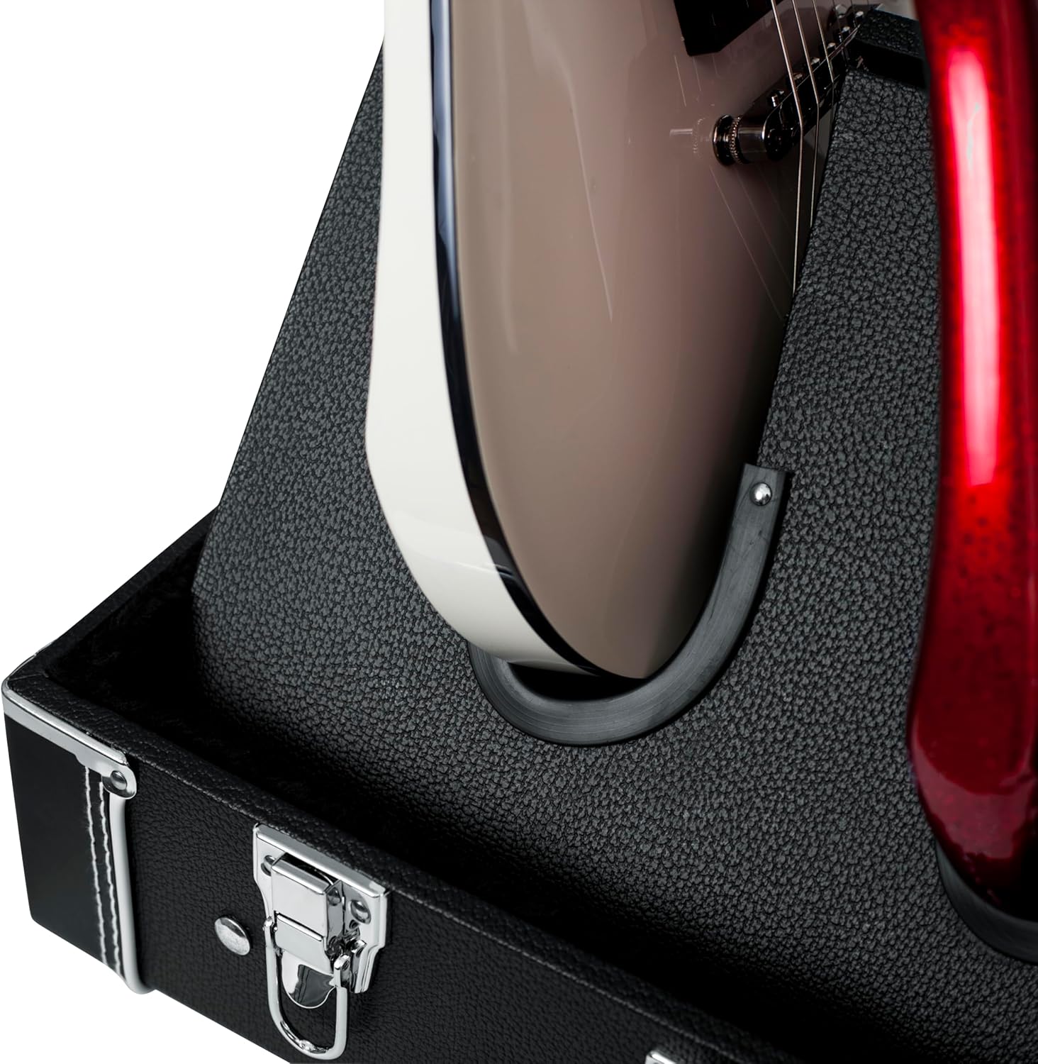 Gator Cases Gig Box Jr. Pedal Board with Built in 3x Guitar Stand | Fits Most Electric and Acoustic Guitars; Pedal Surface 21.5