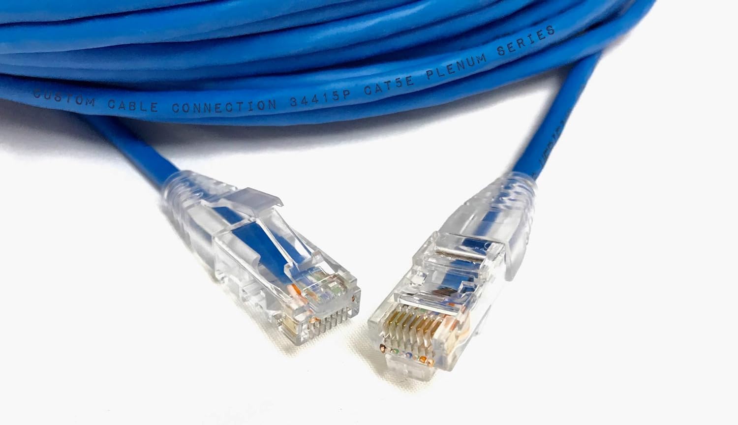 300ft Blue Cat5e Plenum Rated Patch Cable