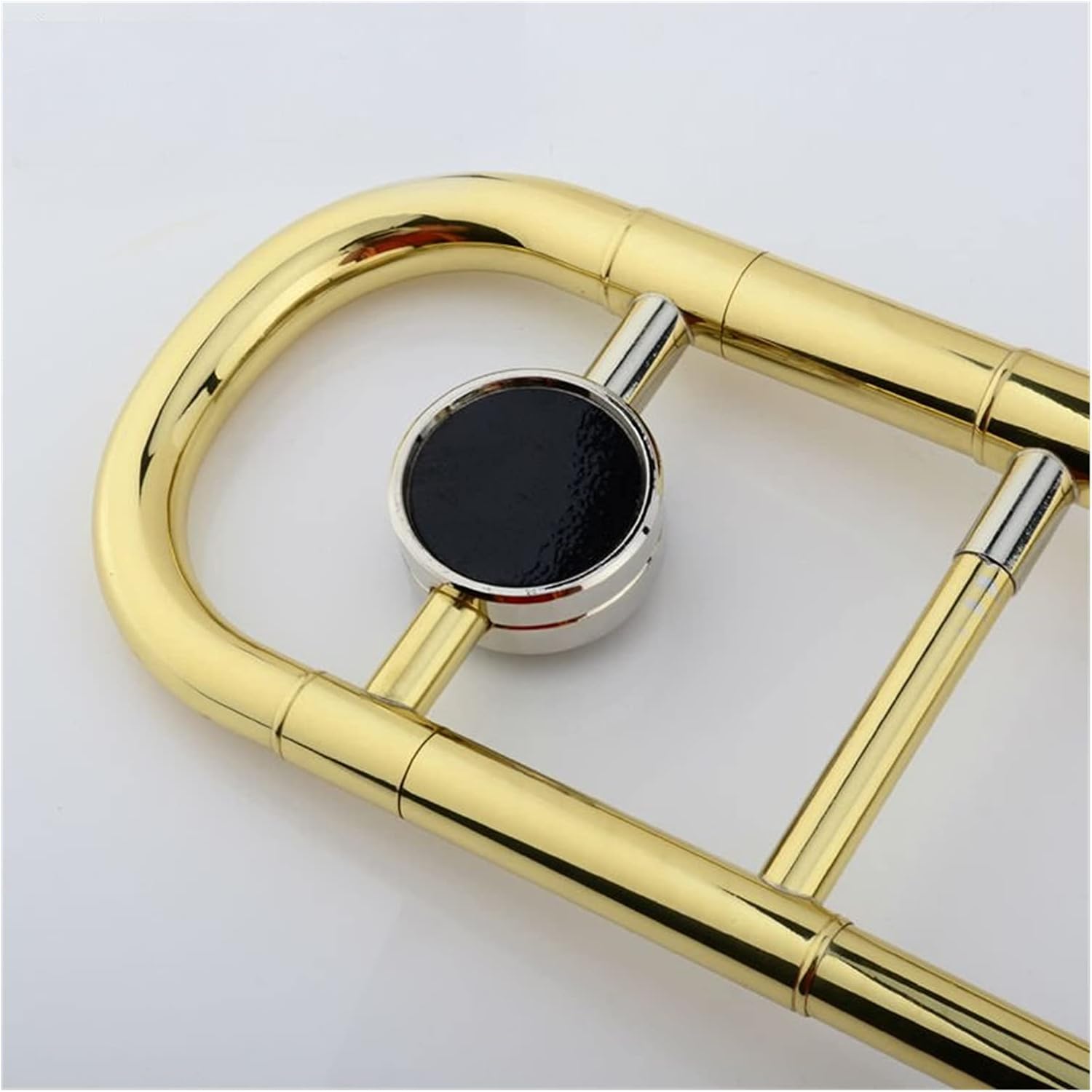 Standard Trombone New Professional Alto Trombone B Flat Gold Lacquer Brass Trombone Musical Instruments with Trombone Mouthpiece Valve Trombone (Color : Gold)