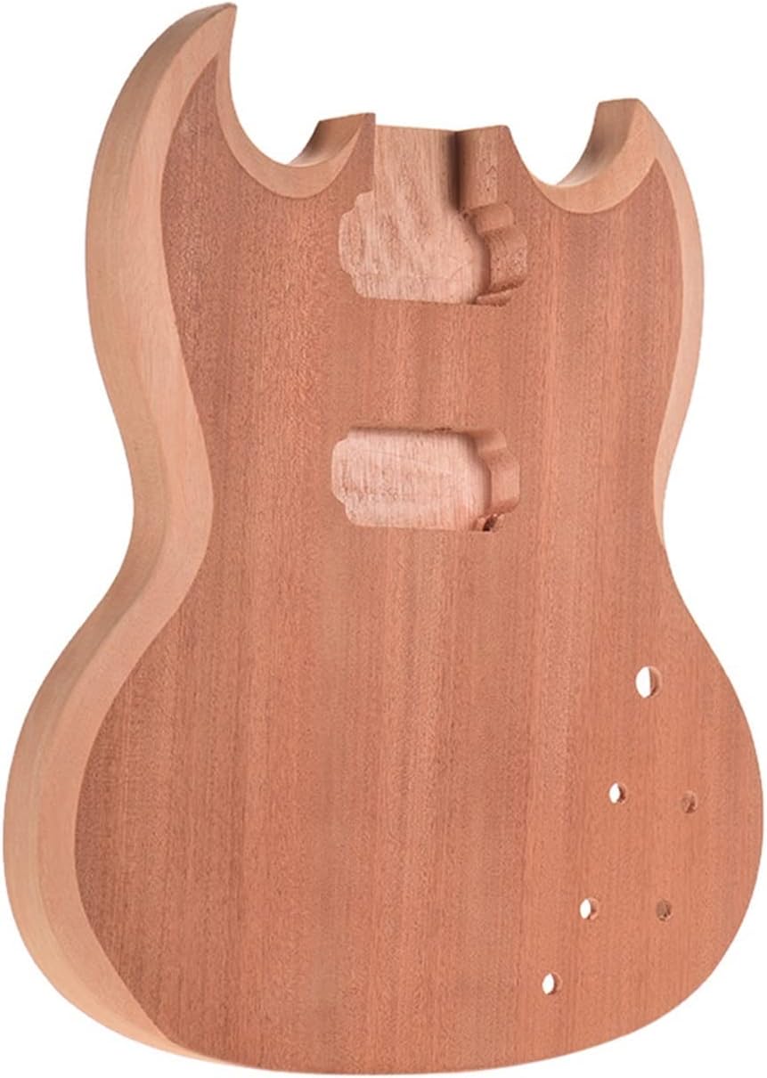 Unfinished Guitar Body Blank Electric Guitar Acoustic Barrel for Bass Guitar DIY Guitar Accessories DIY Guitar Kit