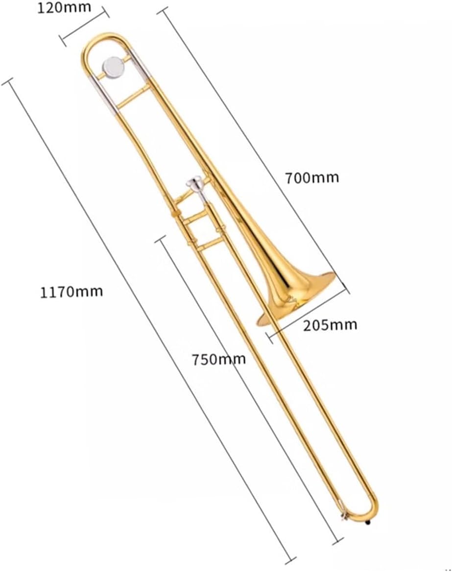 Adult Trombone Instrument Tenor Trombone B Flat Brass Adult Beginner Professional Musical Instrument