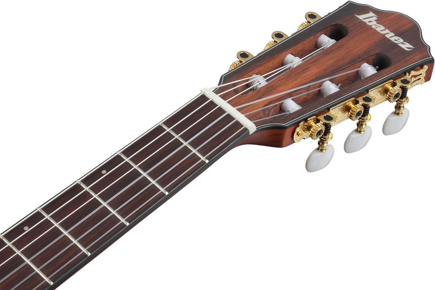Ibanez FRH10N Thinline Left-handed Nylon Acoustic-electric Guitar - Brown Sunburst