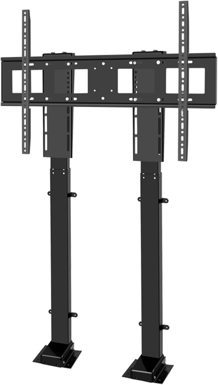 Motorized TV Mount for 55-120 Inch TVs, Telescopic Electric TV Lift with Auto Lifting, Height Adjustable TV Stand and Wall Mount, TV Motorized Lift with Remote