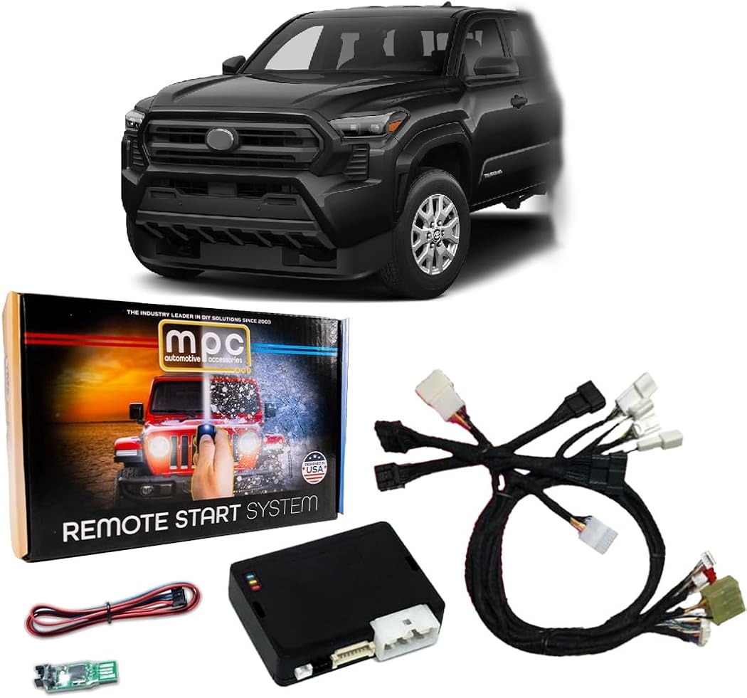 MPC Remote Start Kit Compatible with Toyota Tacoma 2024-2025 || Plug and Play || Push Lock 3X to Start || USA Tech Support