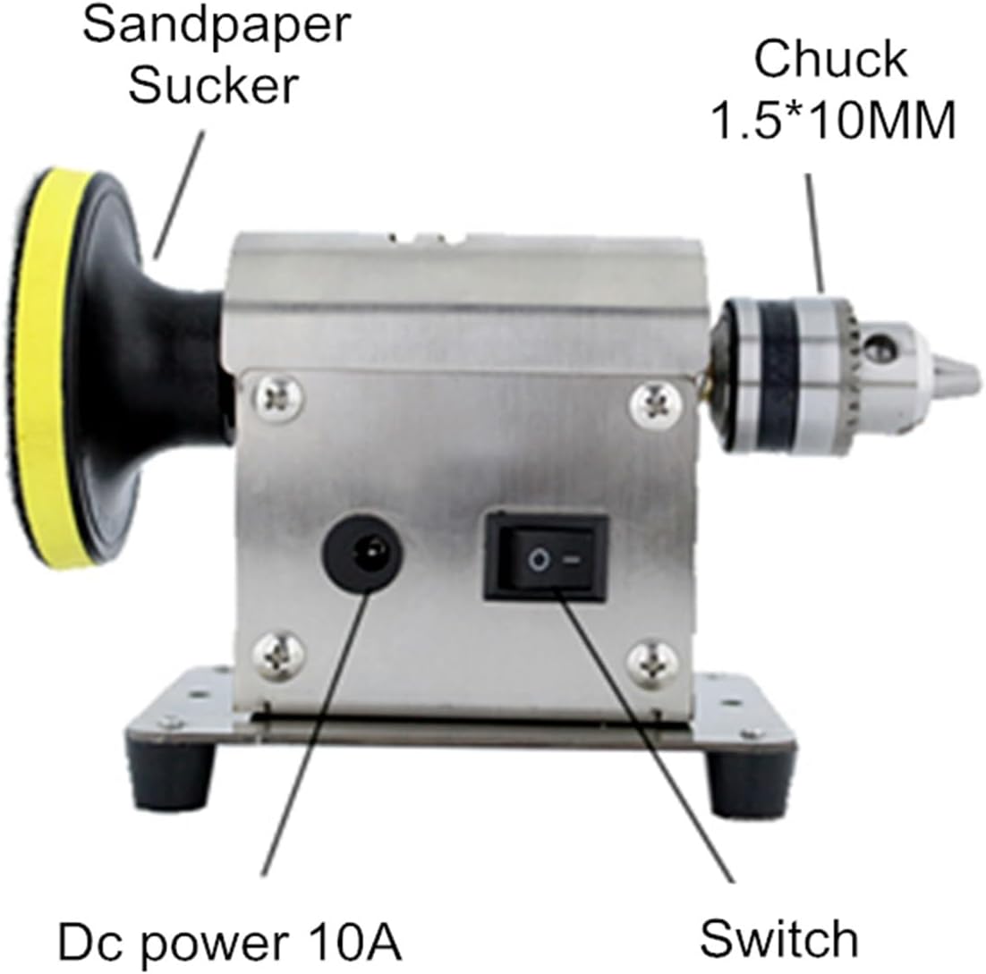 Jade Carving Grinding Machine Small Cutting Sawing Woodworking and Polishing Tool Electric Mill for Woodworking(Without power supply)