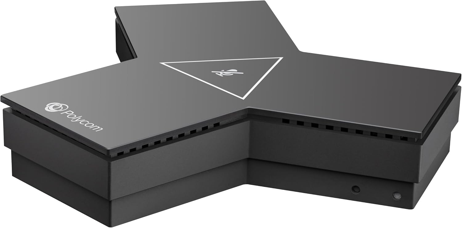 HP Poly Wired Microphone for Conference Room - Black - Table Mount