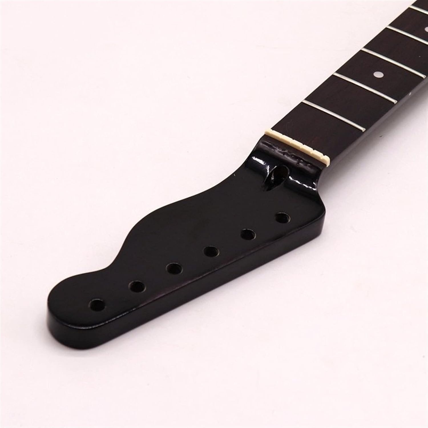 TSTS 6 String Guitar Neck Maple 22 Frets Rosewood Fingerboard for TL Guitar Neck Black Guitar ​Neck Replacement