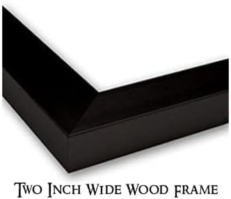 Johann Conrad Seekatz 28x35 Extra Large Black Modern Framed Art Print Titled: Two Boys, One of Them Playing the Dulcimer (Ca 1758)