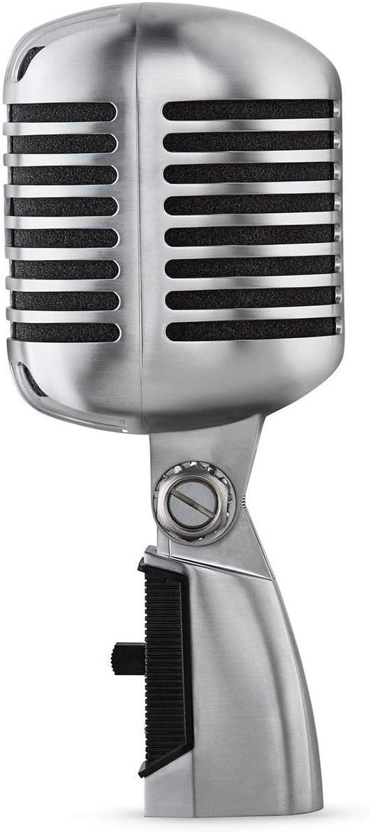 Shure 55SH Series II Iconic Microphone - Vintage Style, Rich Sound Quality, Rugged Construction, Shock-Mounted Noise Reduction for Vocals & Instruments-for Live Performances & Studio Recording