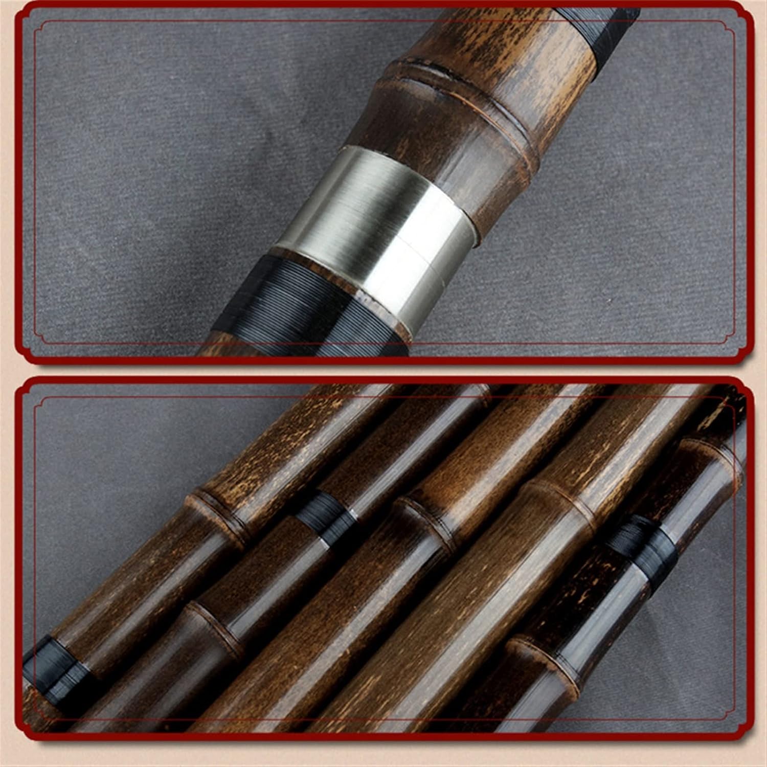 G/F Key Chinese Bamboo Flute Xiao Woodwind Vertical Traditional Musical Instrument Flute (Color : 3 F)