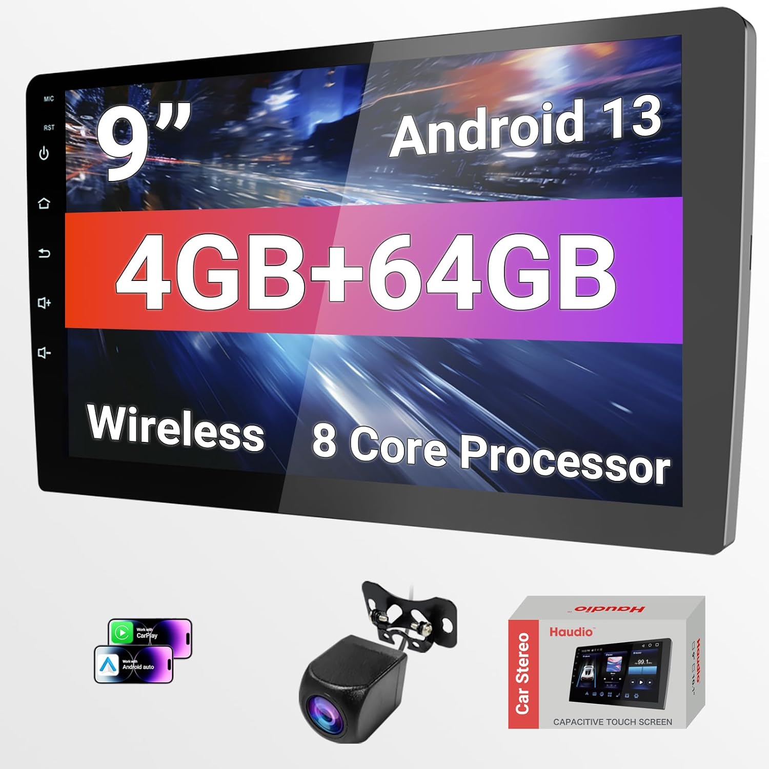 Double Din Android 13 Car Stereo - 9